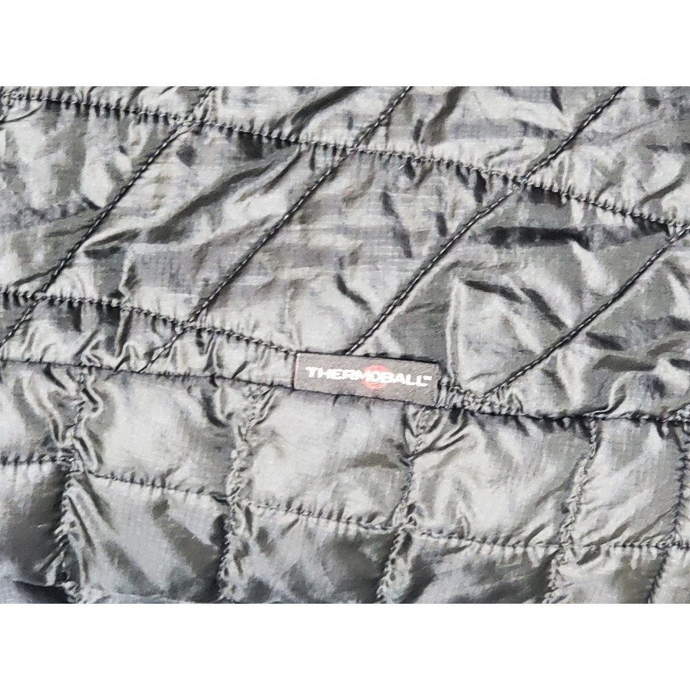The North Face ThermoBall Insulated Jacket Women S Black Full Zip (Embroidered) - Picture 3 of 16
